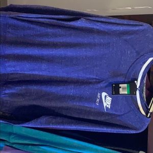 Purple long sleeve Nike tee shirt xl